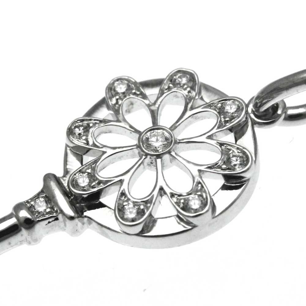 Tiffany & Co. Tiffany Floral Key Charm White Gold… - image 10