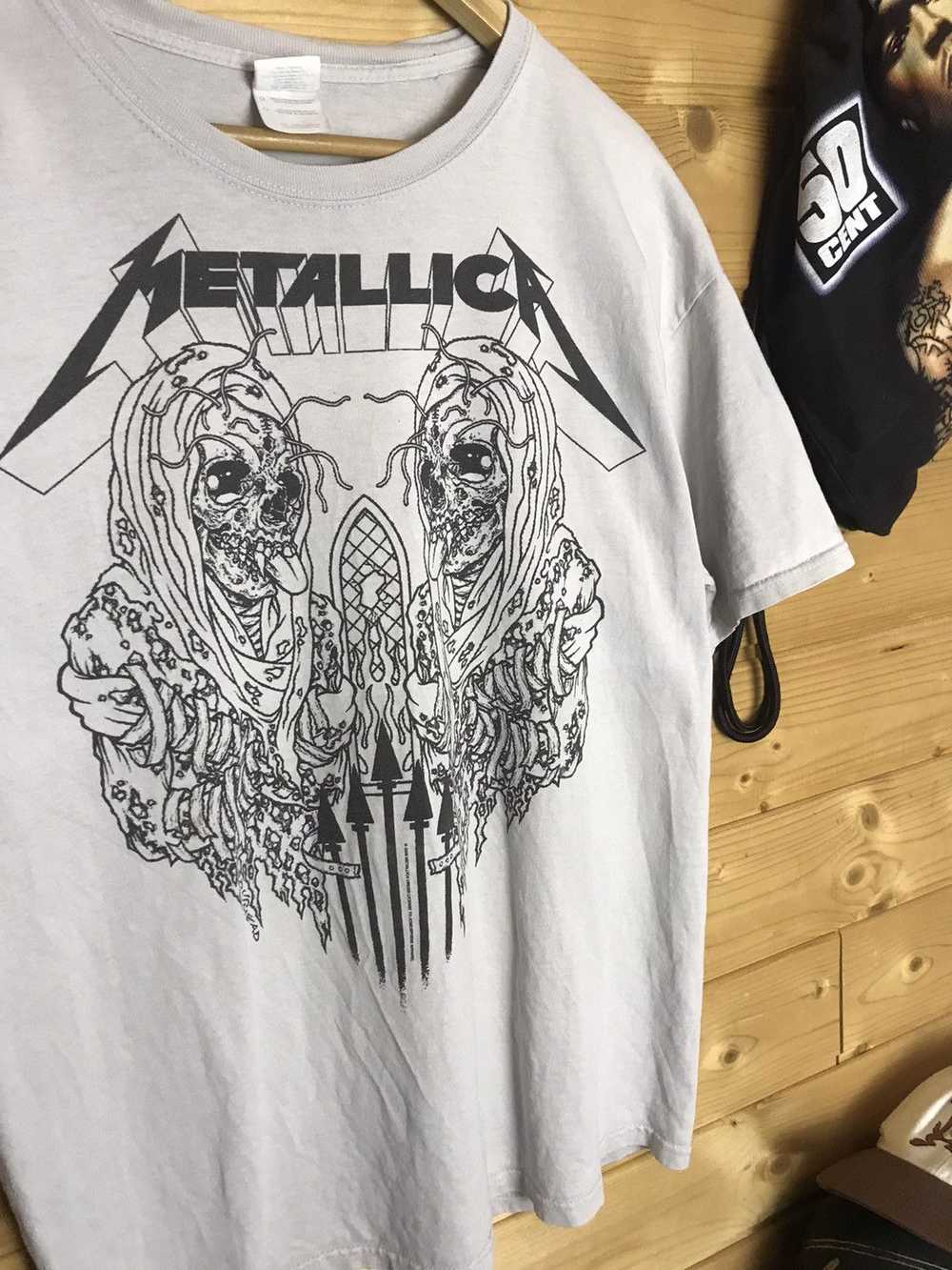 Metallica × Rock T Shirt × Vintage Vintage 00s Me… - image 3
