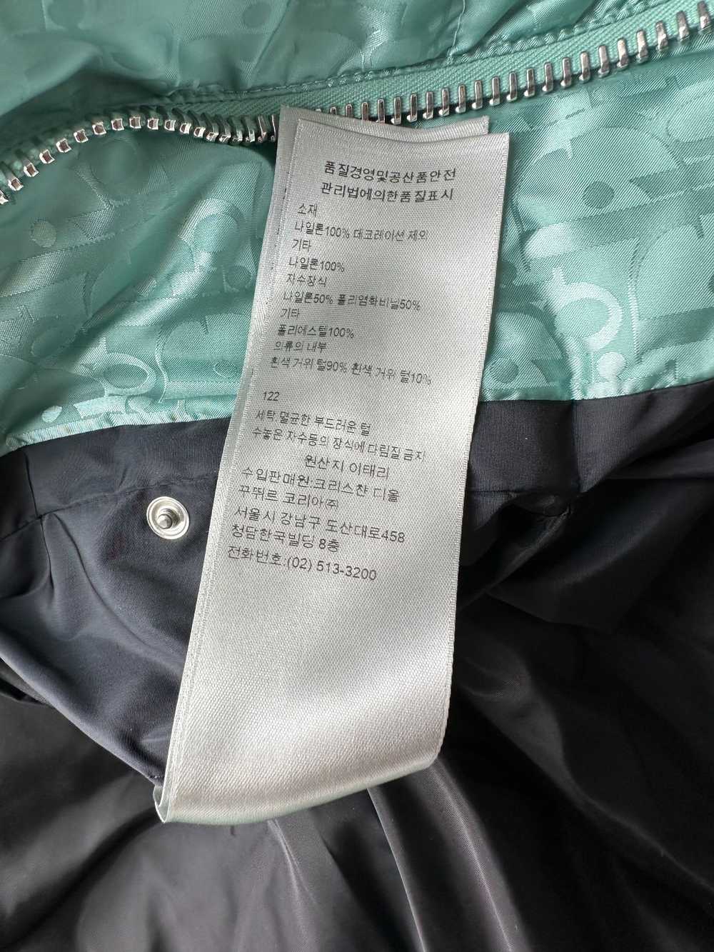 Dior Dior Sea Green Oblique Puffer Jacket - image 7