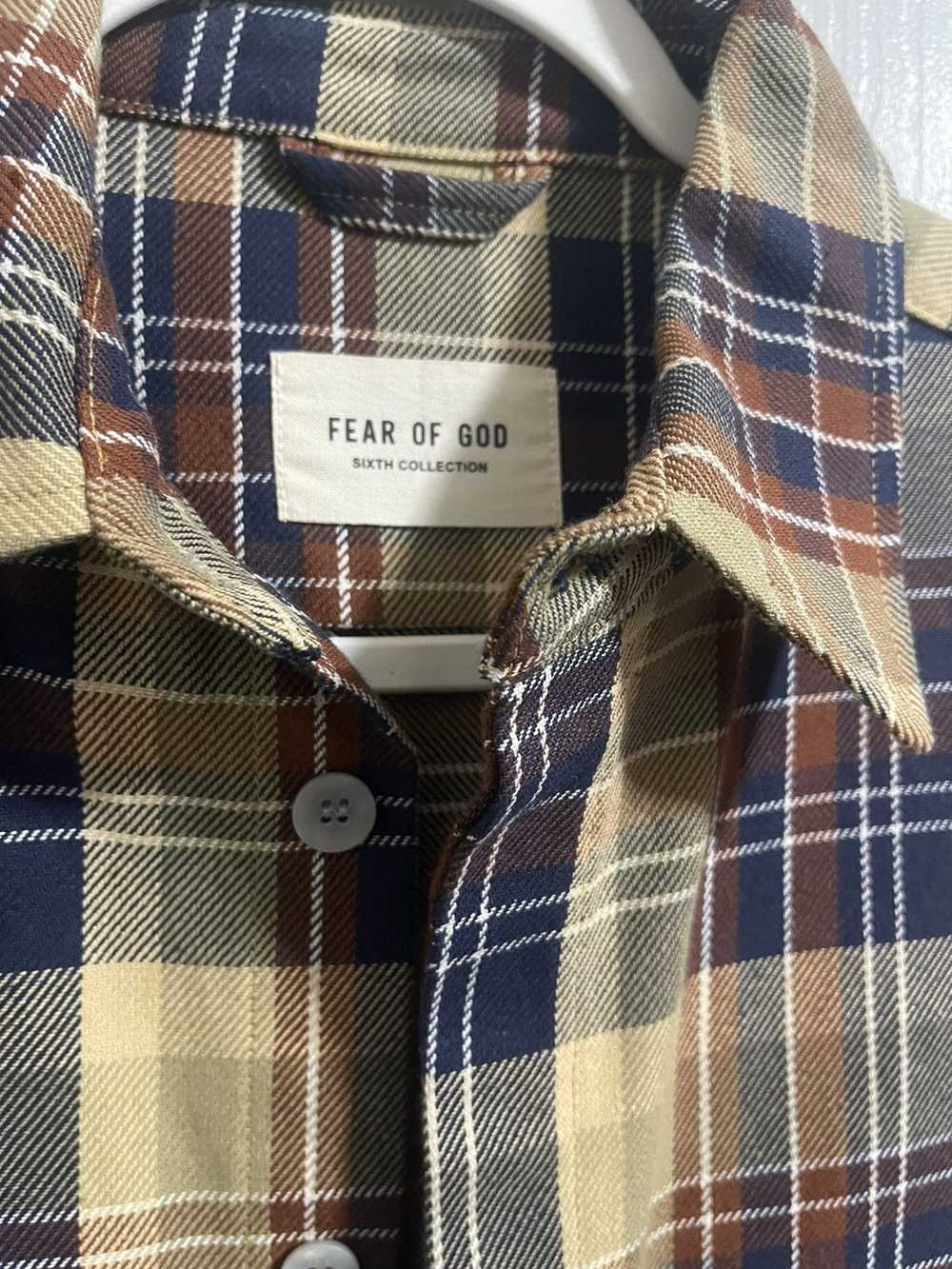 Fear of God Fear of god plaid button up size m ra… - image 4