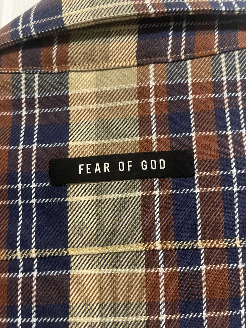 Fear of God Fear of god plaid button up size m ra… - image 8