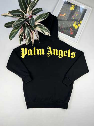 Palm Angels Palm Angels big yellow Logo Hoodie