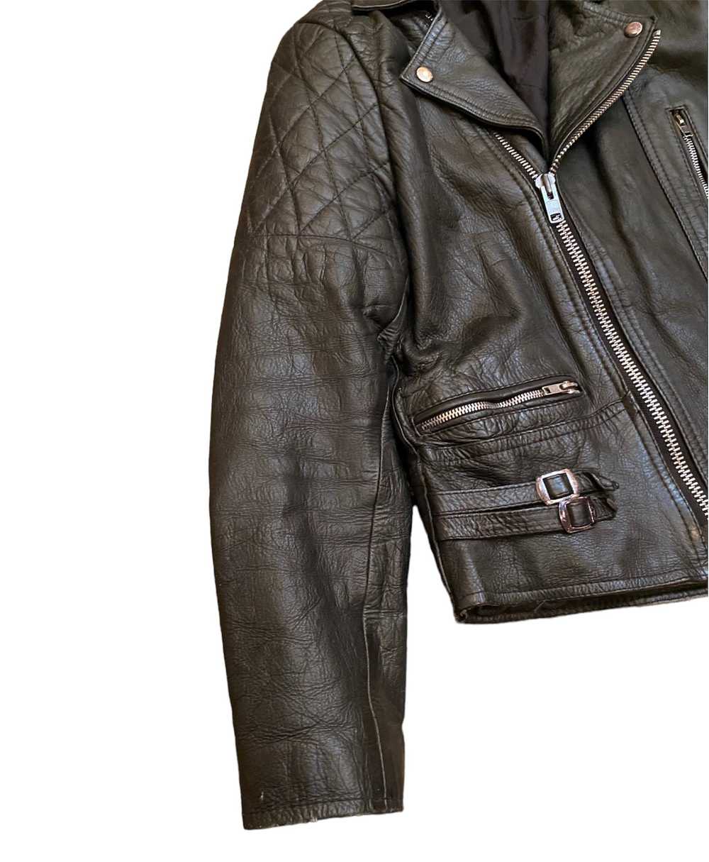 Leather Jacket × Rare × Vintage Vintage 80s Briti… - image 3