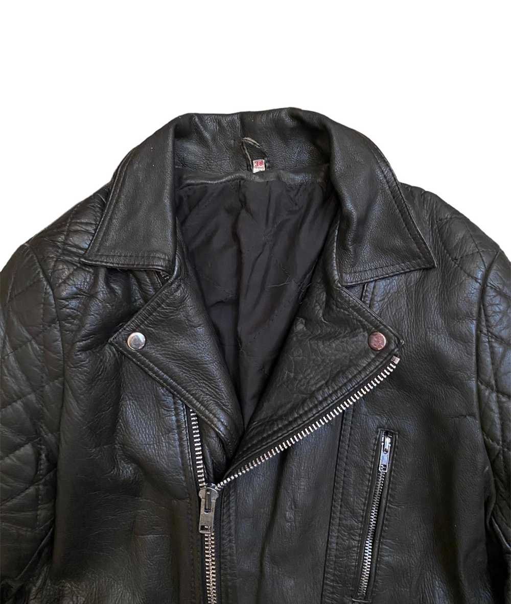 Leather Jacket × Rare × Vintage Vintage 80s Briti… - image 5