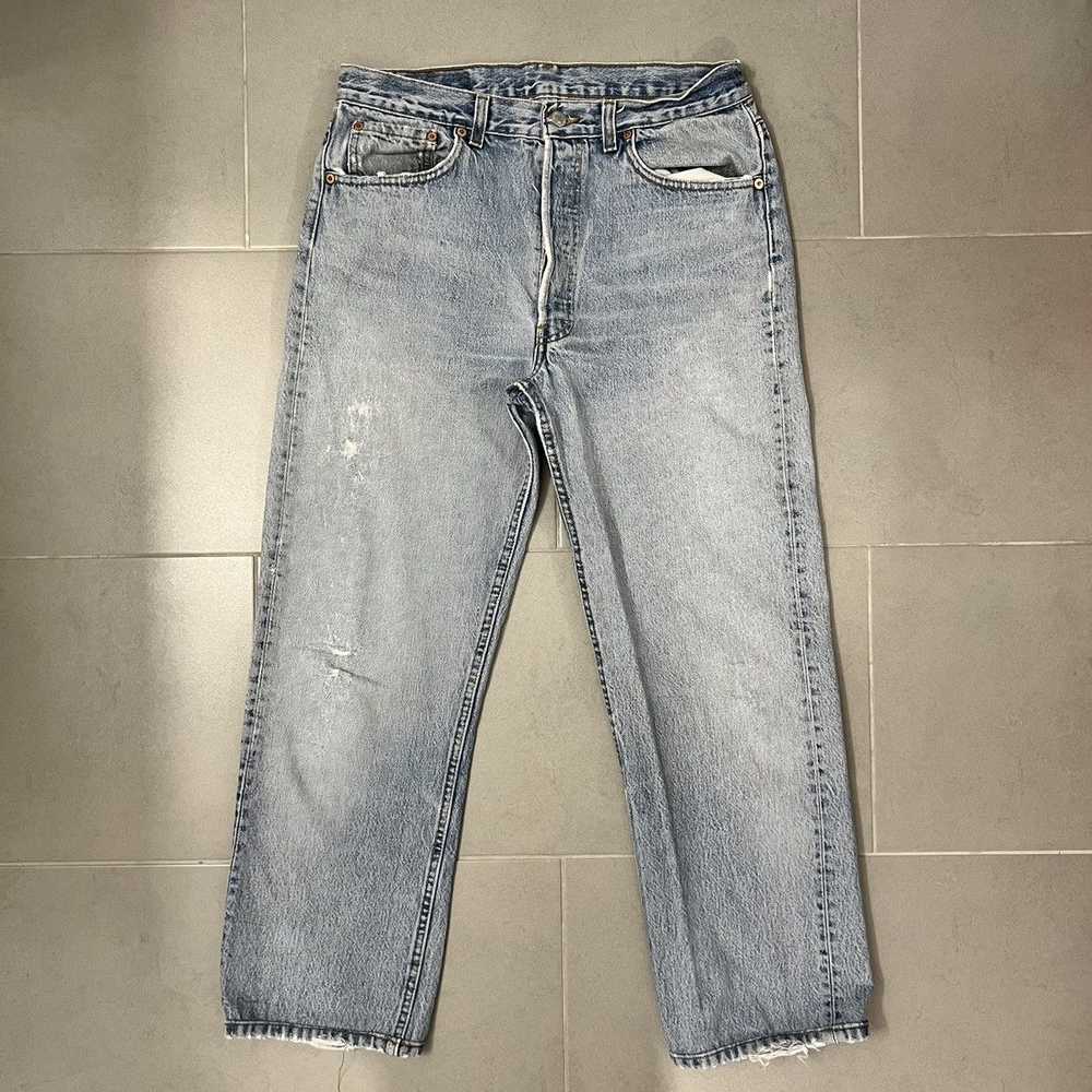 Levi's × Vintage Vintage 1990 Levi’s 501 33x27 (3… - image 1