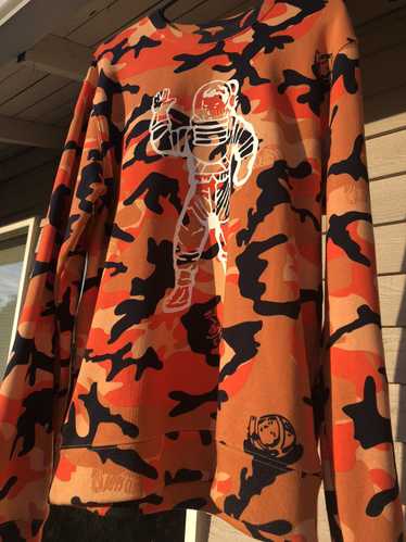 Billionaire Boys Club Orange Camo Astronaut store Men’s Sweatshirt Size Small