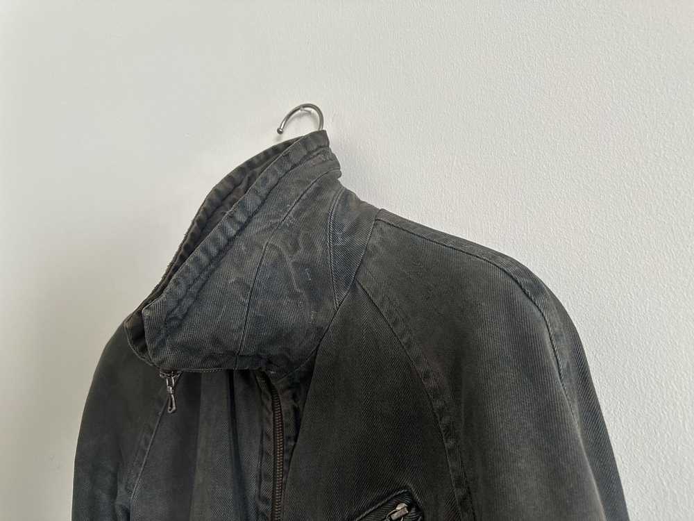 Julius Julius Jut-Neck Denim Indigo Jacket - image 4