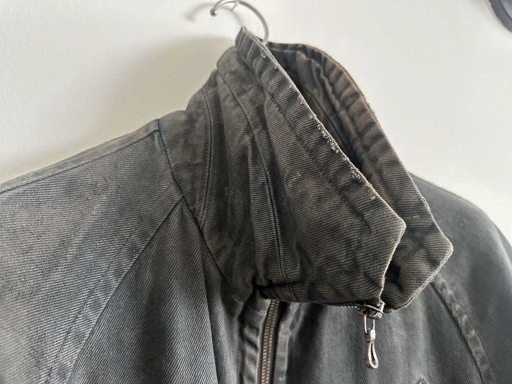 Julius Julius Jut-Neck Denim Indigo Jacket - image 5