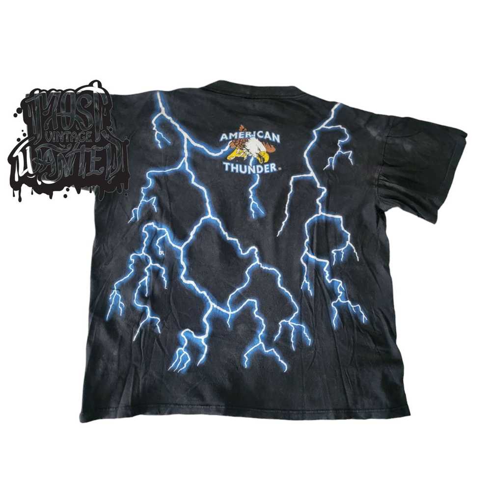 Vintage vintage American Thunder All Over Print S… - image 2