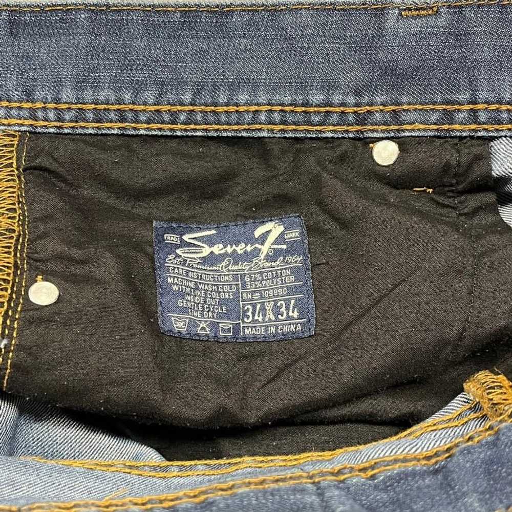 Seven 7 Seven 7 Jeans Mens Straight Jeans Denim B… - image 4