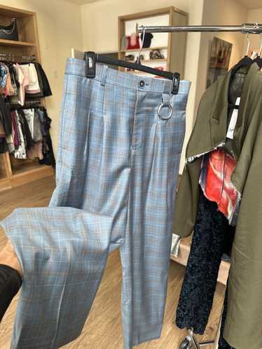 Ne. Sense Plaid wide leg d ring trouser