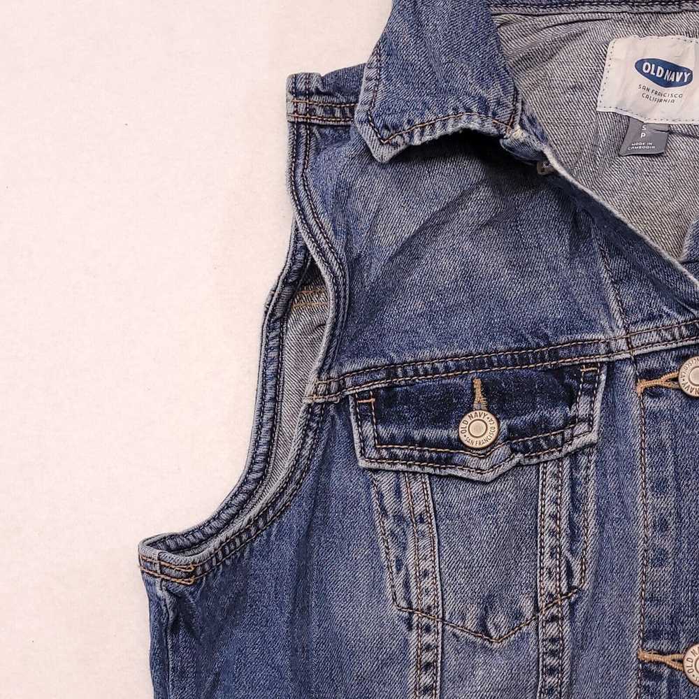 Old Navy Old Navy Casual Button Up Denim Vest Wom… - image 5