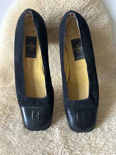 Fendi Block Heel Vintage Shoe