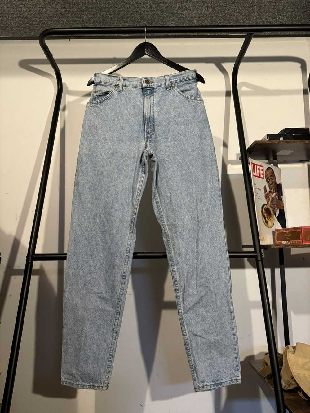 Levi's × Made In Usa × Vintage 90s Orange tab 550… - image 1