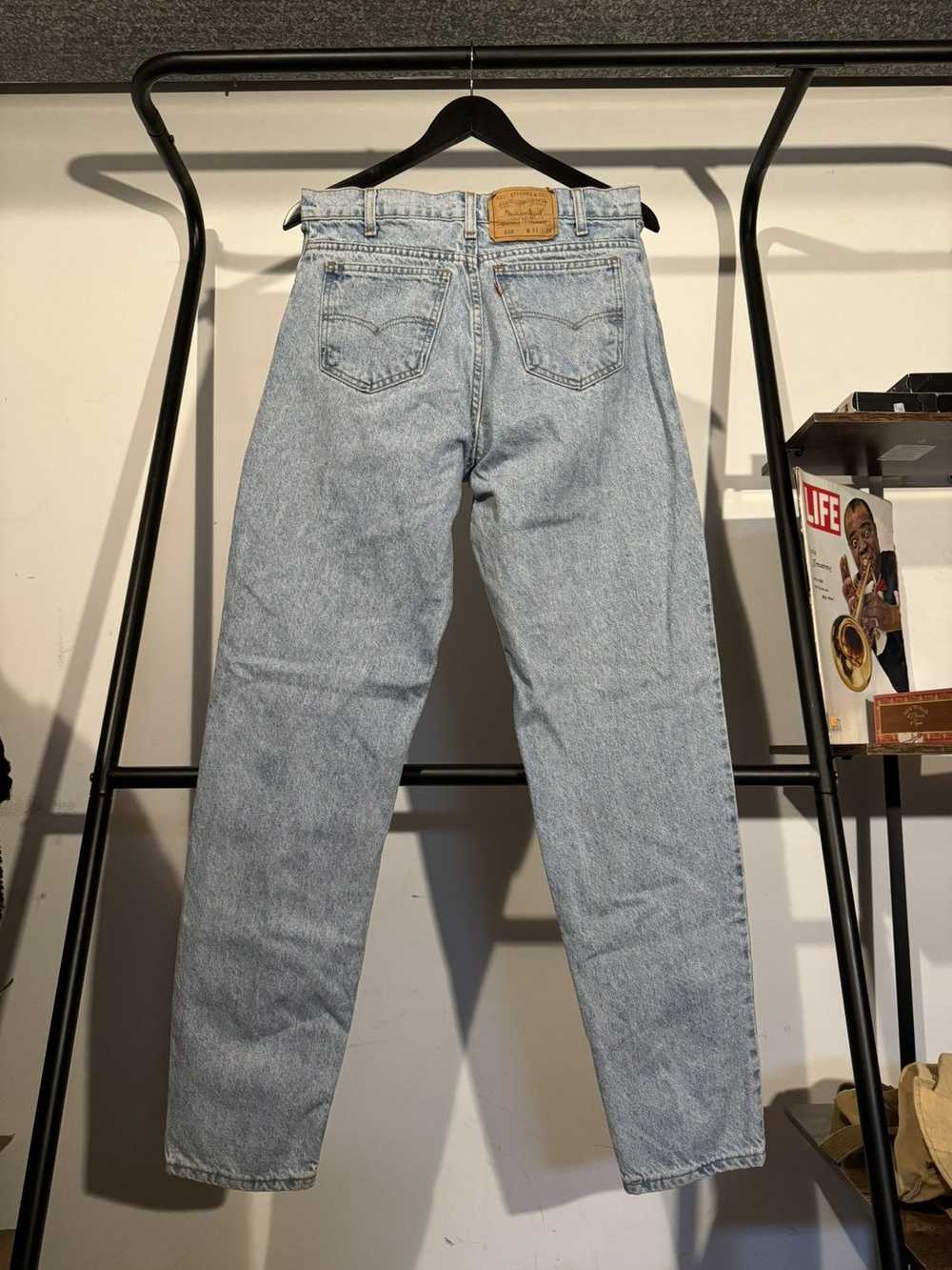 Levi's × Made In Usa × Vintage 90s Orange tab 550… - image 3