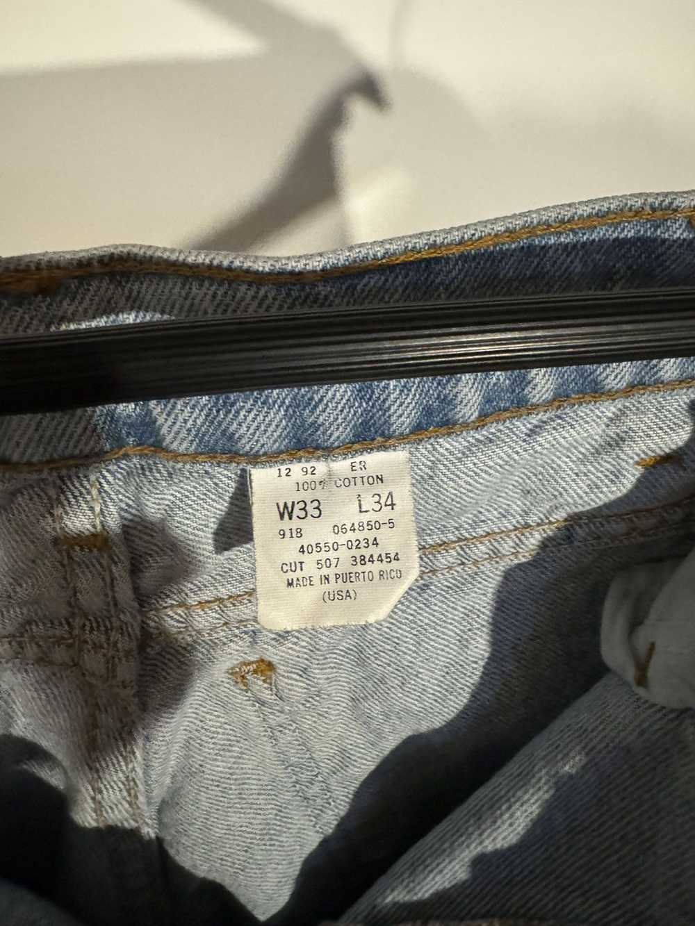 Levi's × Made In Usa × Vintage 90s Orange tab 550… - image 7