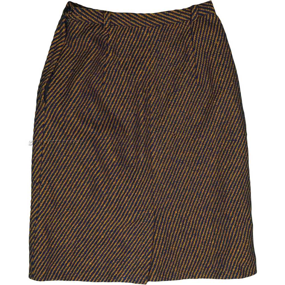 Other Vintage Summit of Boston Striped Wool Skirt… - image 8