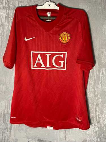 Manchester United × Nike × Soccer Jersey 2007 Vin… - image 1