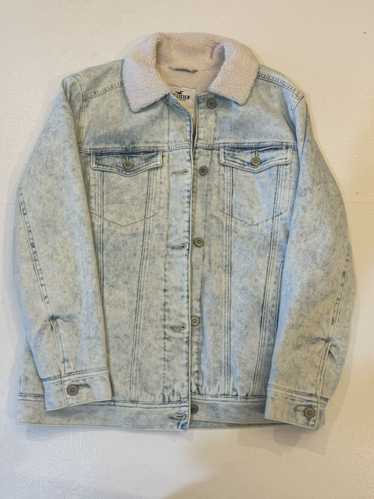 Hollister Sherpa Lined Denim Jacket