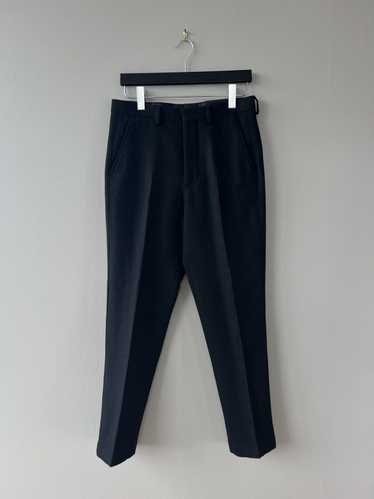 AMI Wool Cropped Tapered Trousers