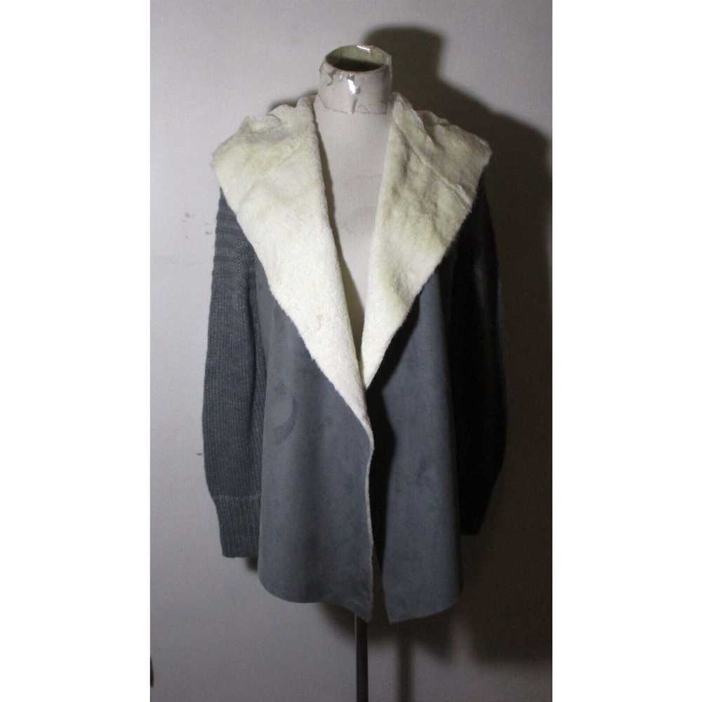 Vintage Women's MIA & TESS Gray Wool Blend Cardig… - image 1