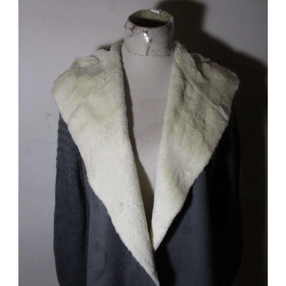 Vintage Women's MIA & TESS Gray Wool Blend Cardig… - image 2