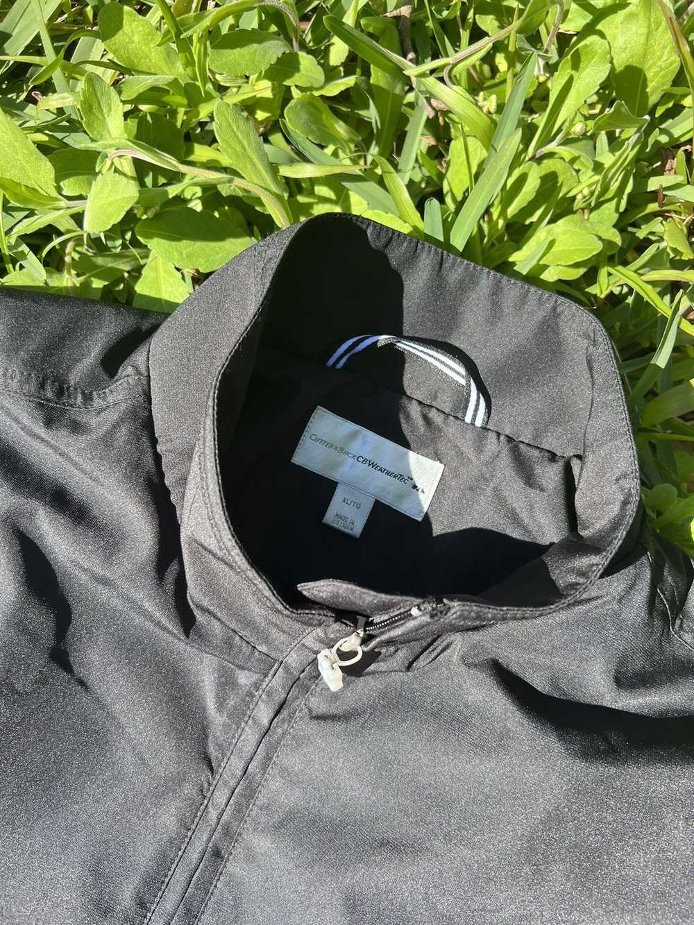 Cutter And Buck Black “The Players” Windbreaker C… - image 2