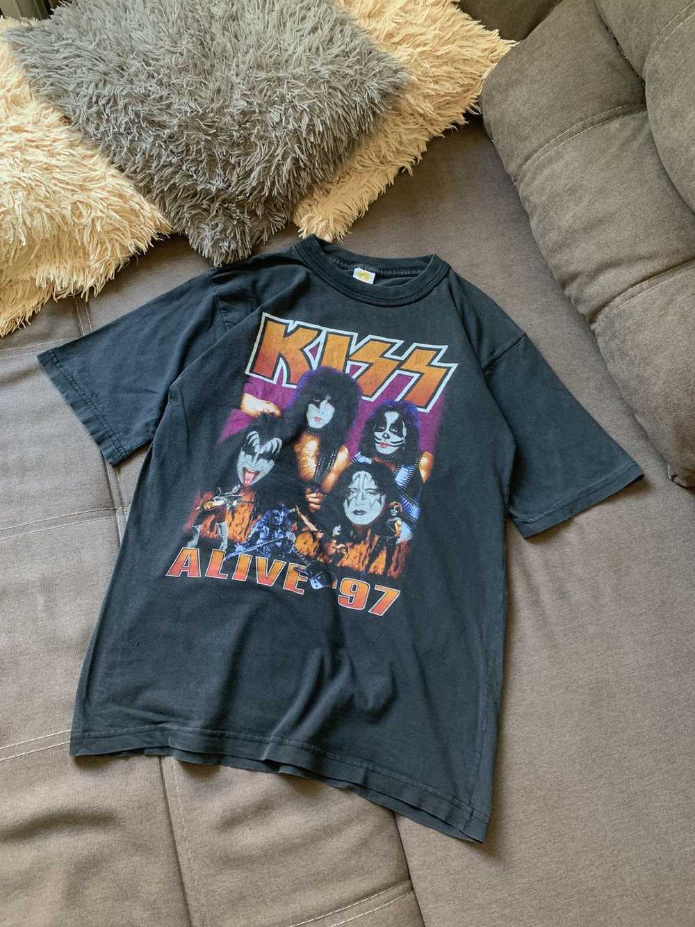 Kiss × Rock T Shirt × Vintage Vintage Kiss Alive … - image 1