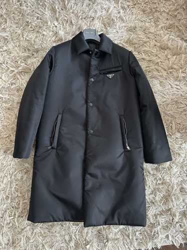 Prada Prada Re-Nylon Logo Plaque raincoat jacket
