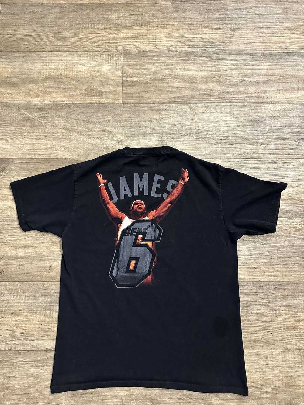 Majestic × NBA Miami Heat Lebron T Shirt - image 2