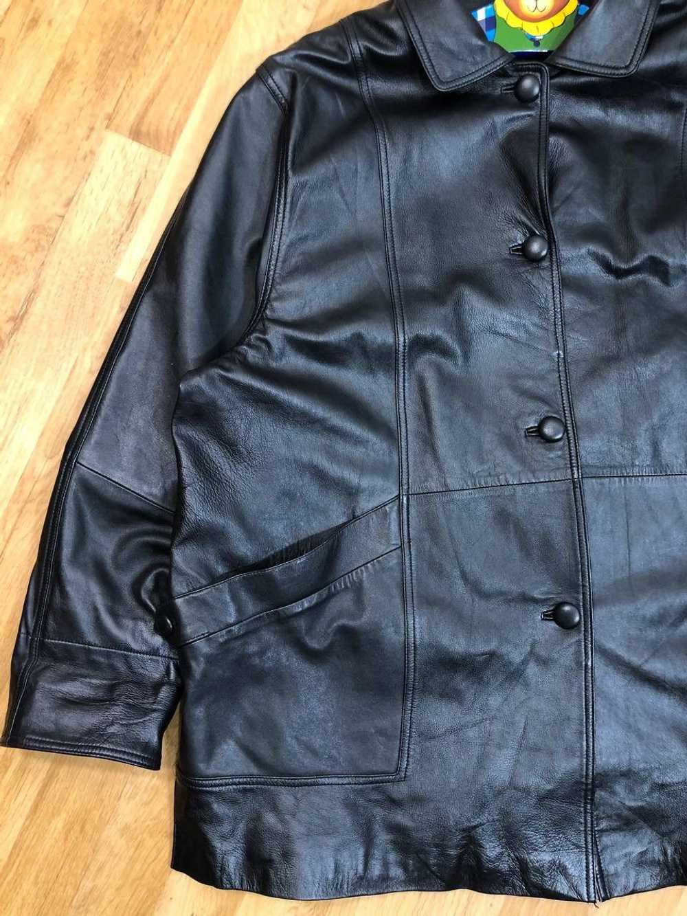 Avant Garde × Leather Jacket × Vintage 🦍 SCHOTT … - image 2