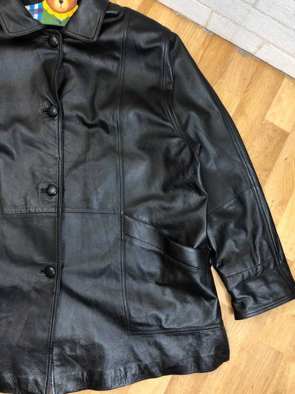 Avant Garde × Leather Jacket × Vintage 🦍 SCHOTT … - image 3