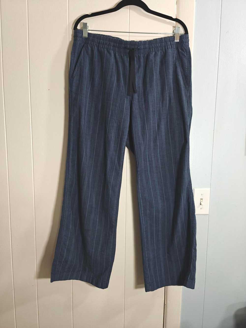 L.L. Bean L.L. Bean Pull On Striped Chinos - image 1