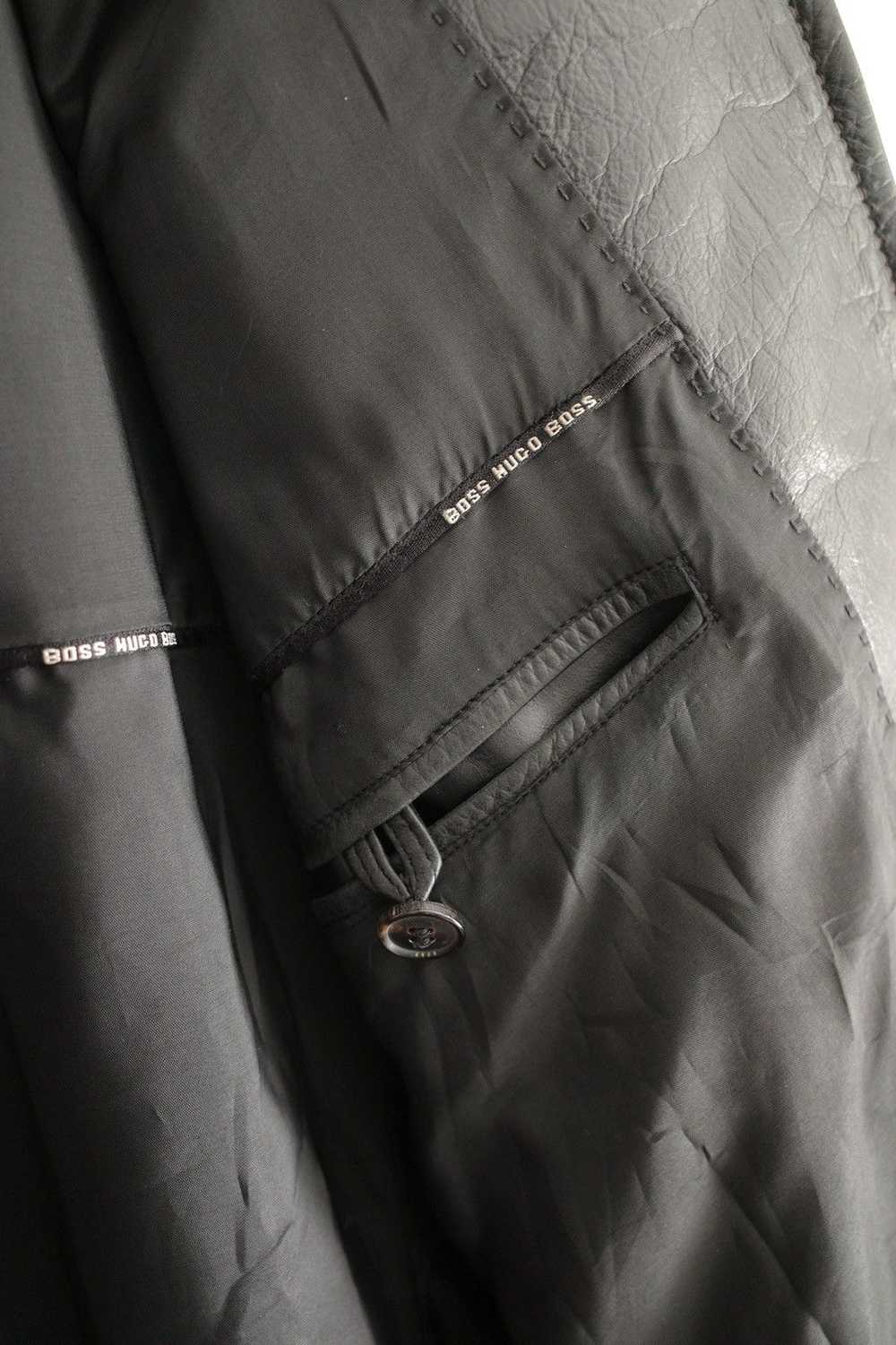 Hugo Boss × Vintage Vintage Hugo Boss Calfskin Le… - image 7