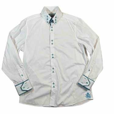 Coogi COOGIE LUXE White Long Sleeve Button Up Shi… - image 1