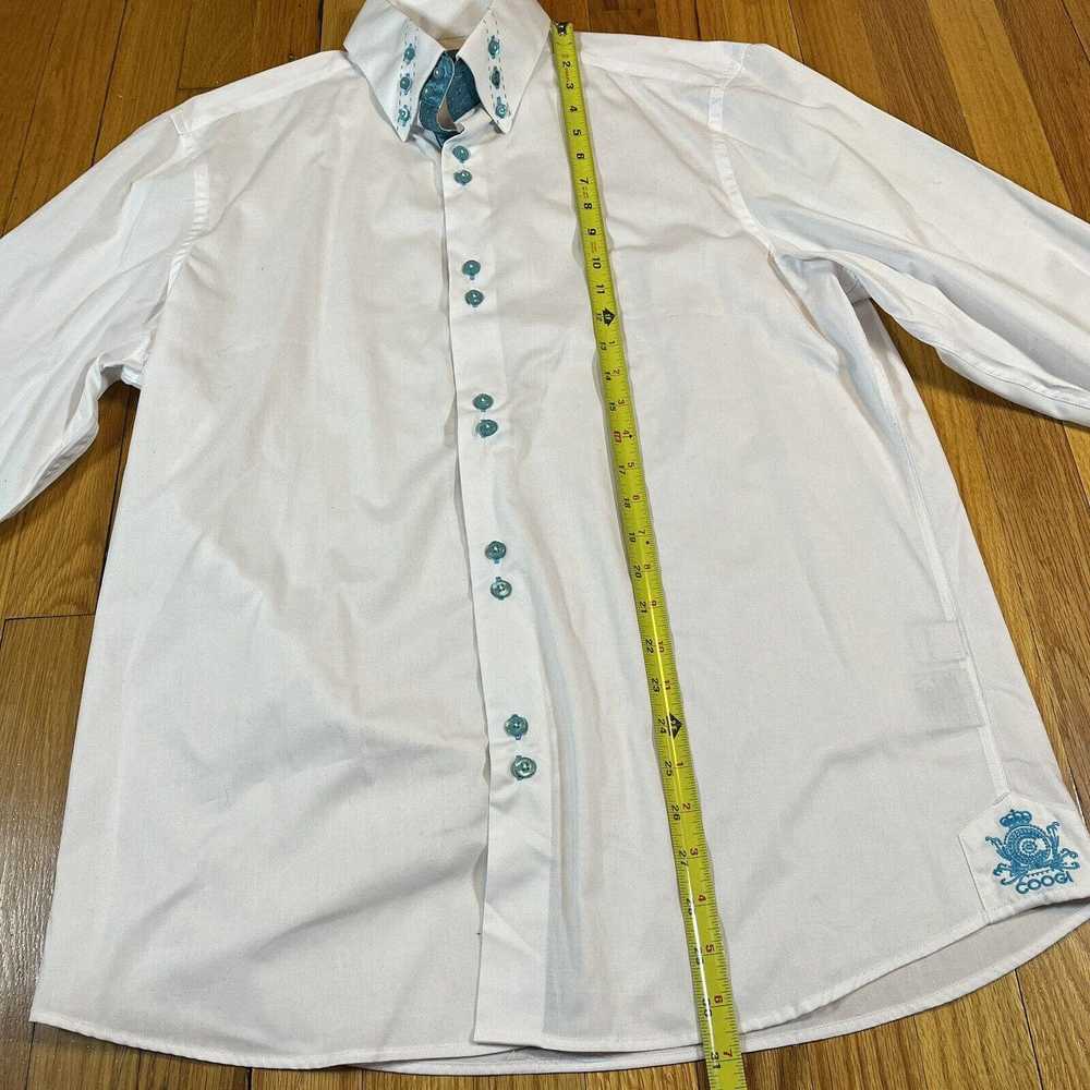 Coogi COOGIE LUXE White Long Sleeve Button Up Shi… - image 8