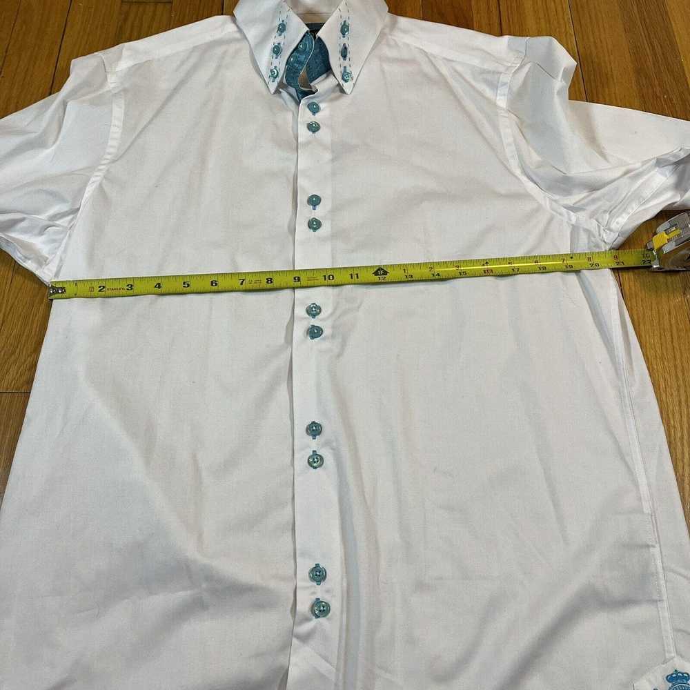 Coogi COOGIE LUXE White Long Sleeve Button Up Shi… - image 9