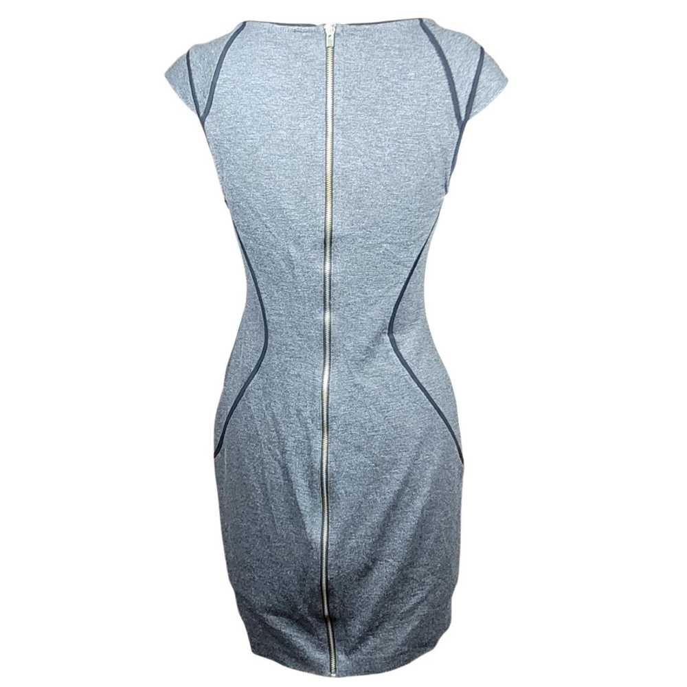 Express Gray and Black Bodycon Cocktail Dress Siz… - image 2