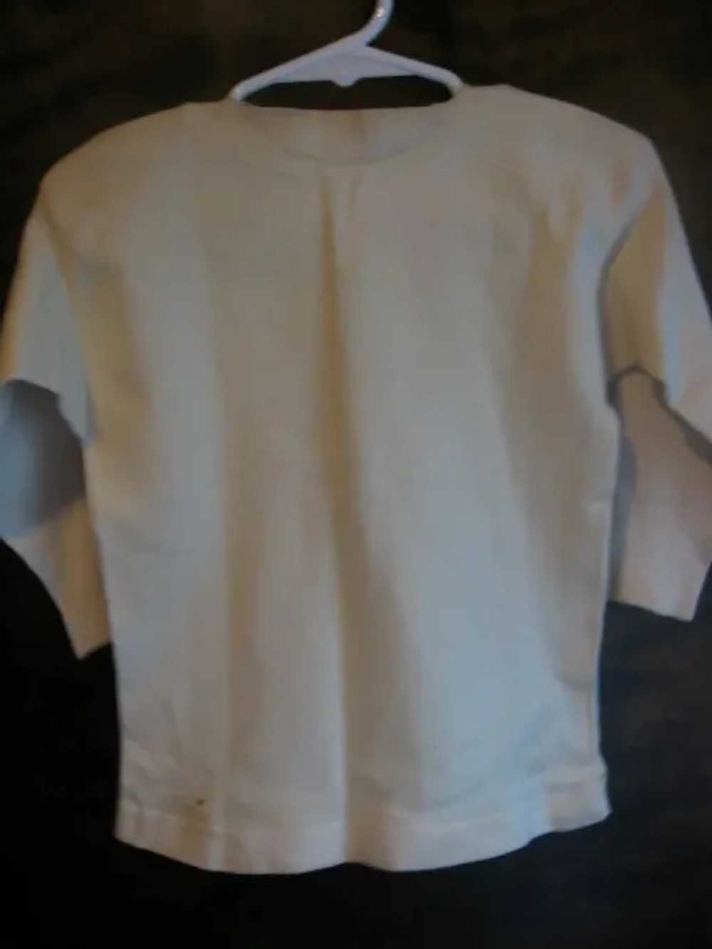 Vintage Little Boys Wool Blend Undershirt - image 2