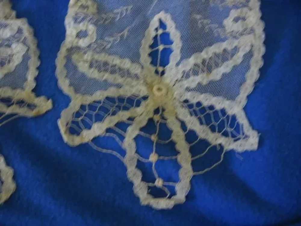 Antique Net Lace Scarf or Sash for Edwardian or V… - image 4