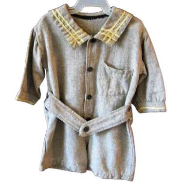 Rare Boys Brown Wool Sailor Suit Early 1900s WWI E