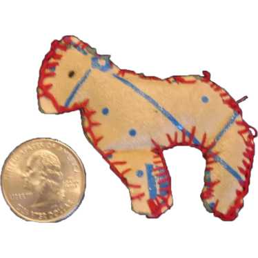 1930s One of A Kind Handmade Miniature Pony Pin - image 1