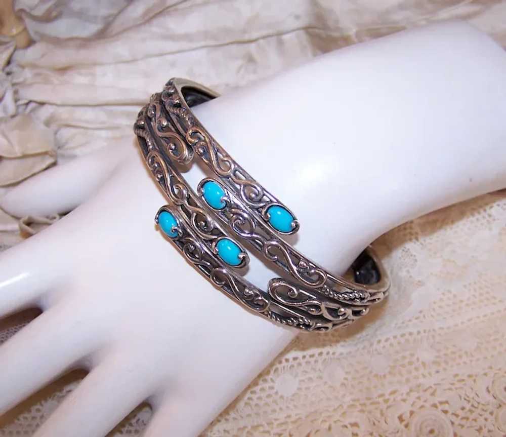 Carolyn Pollack Relios Sterling Silver Turquoise … - image 5