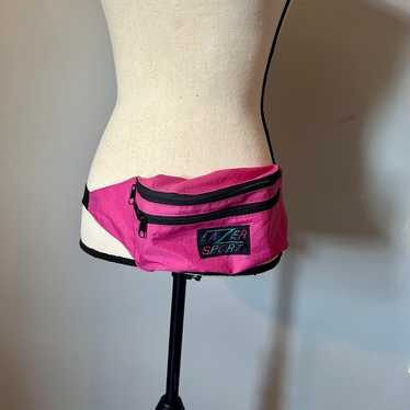 Vintage 90's Lazer Sport Hot Pink Fanny Pack Waist