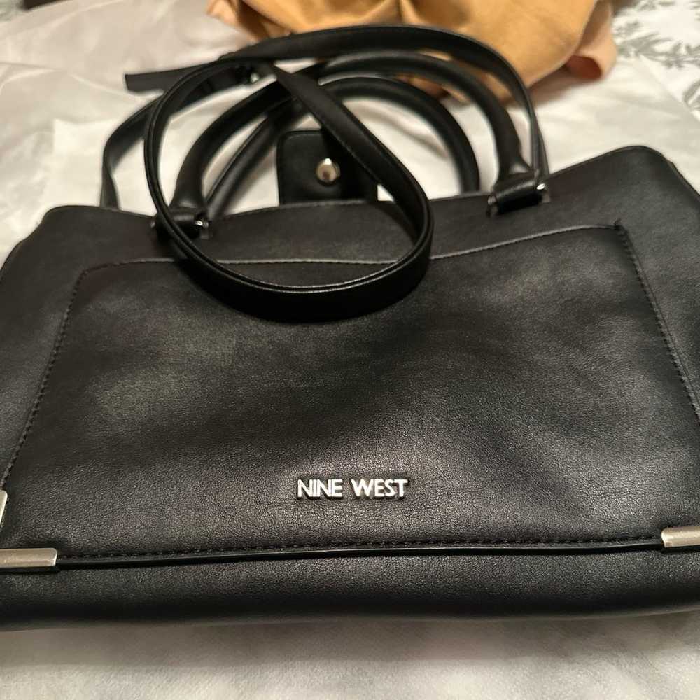 Nine West 2 Way Black Bag - image 2