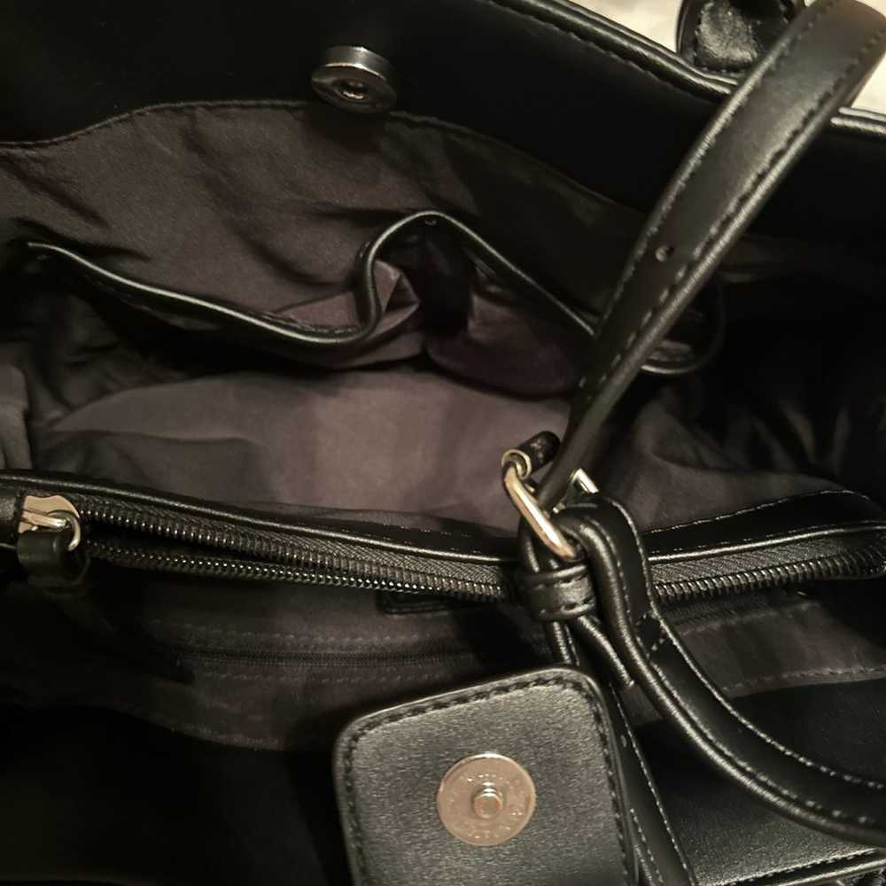 Nine West 2 Way Black Bag - image 8