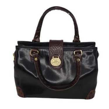 Brahmin Vintage Black and Brown Vintage Handbag