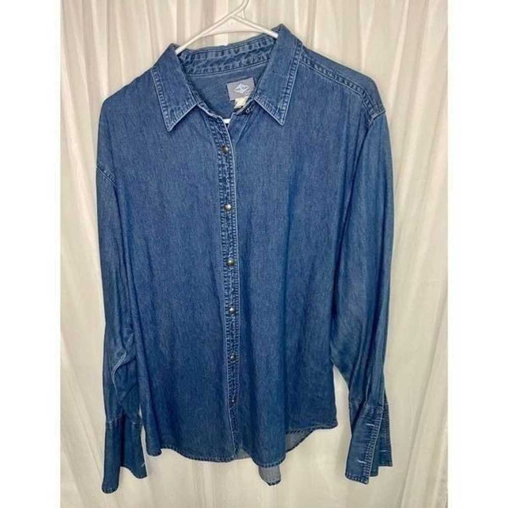 Vintage Classic Blues by Wrangler Chambray shirt - image 1