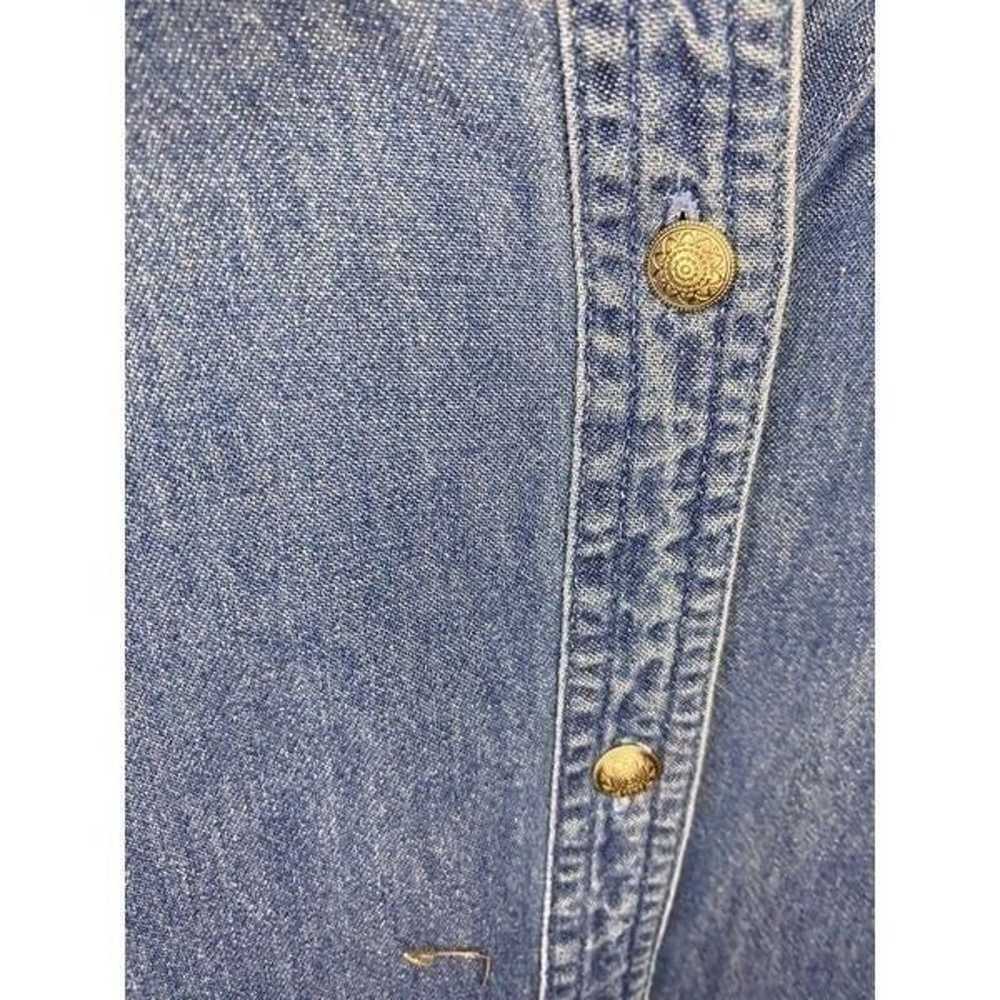 Vintage Classic Blues by Wrangler Chambray shirt - image 4