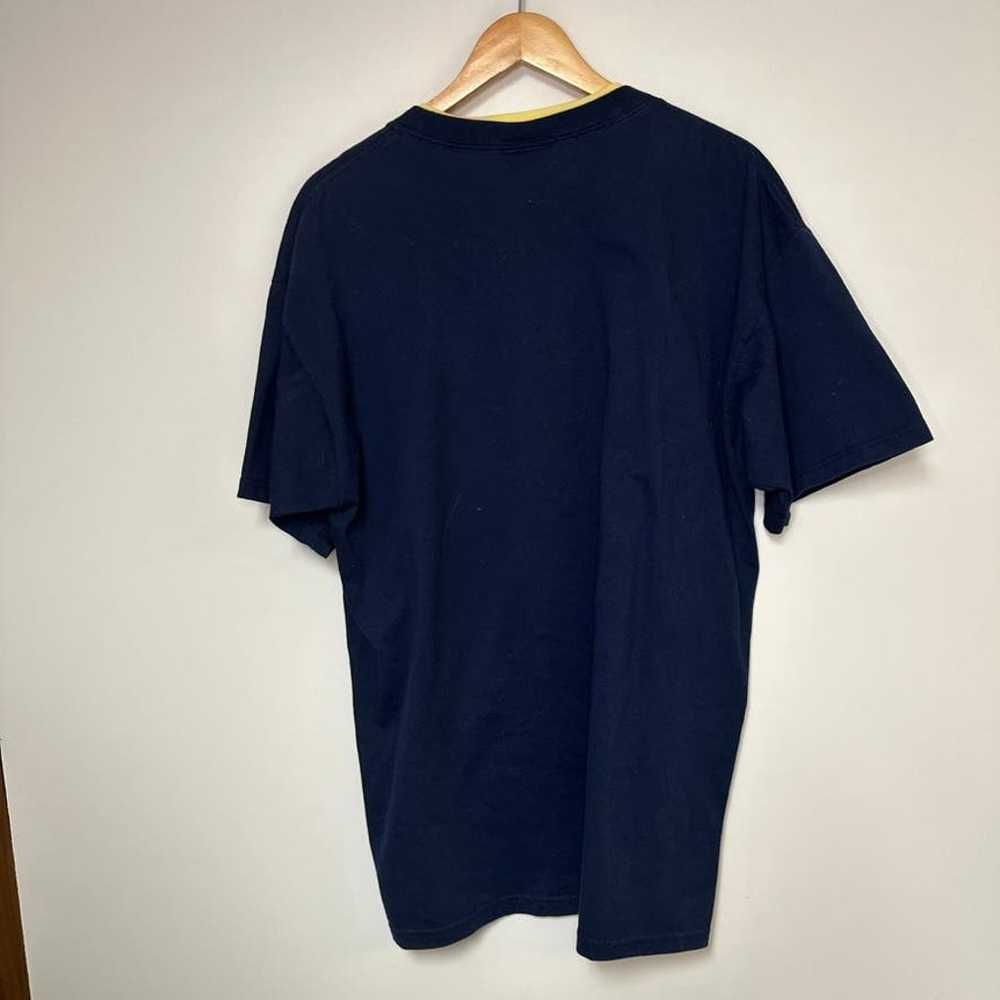 Vintage Flower Shirt 90s Grandma T-Shirt Navy Blu… - image 2